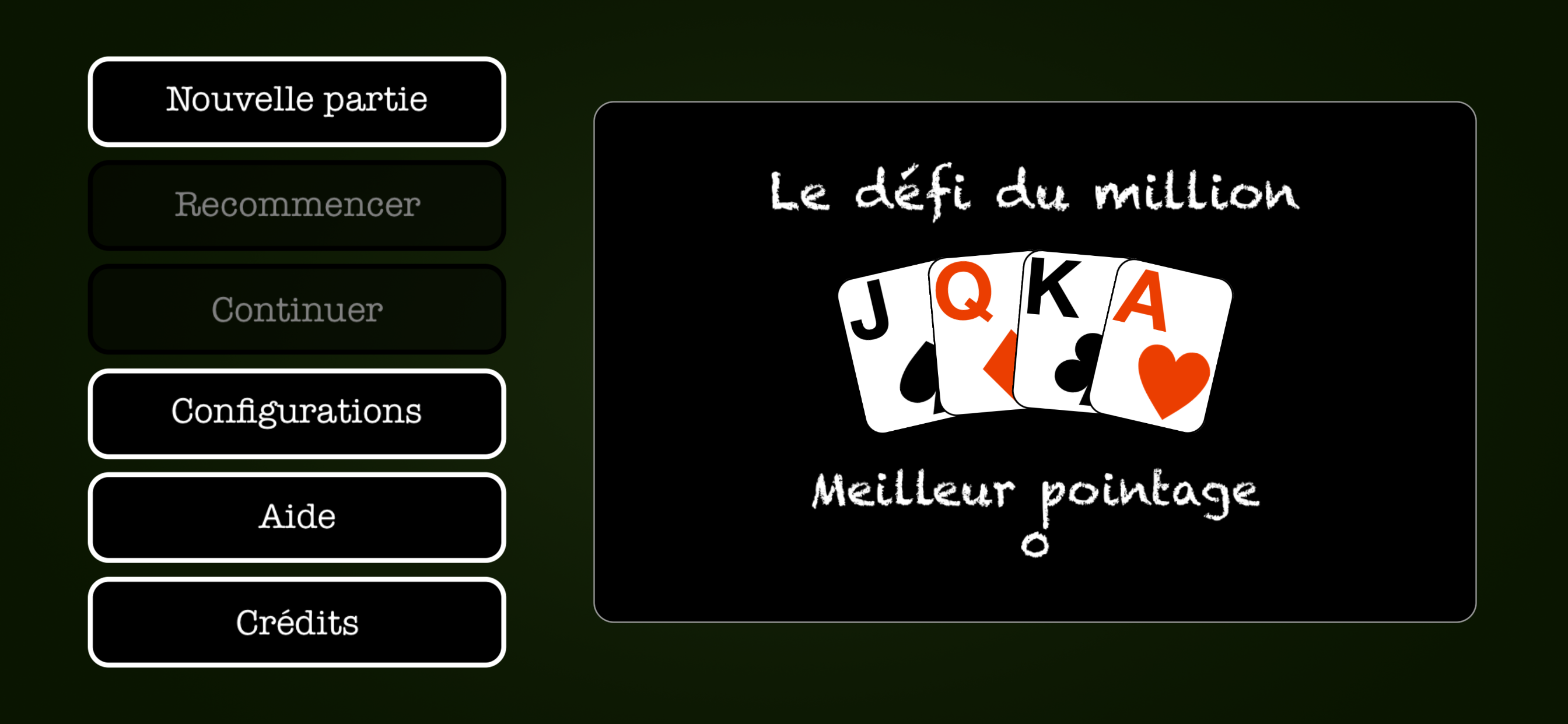 Le défi du million