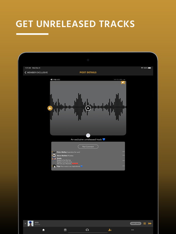 Marieme - Official App iPad screenshot 6 - Social Networking app