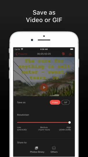 Capture d'écran de Typewriter: Typing Video Maker sur iPhone 4