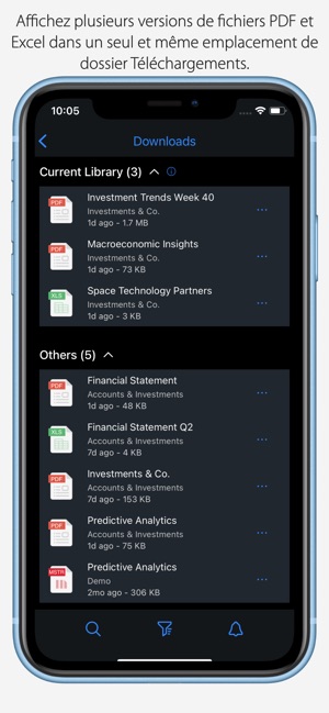 MicroStrategy Library dans l'App Store