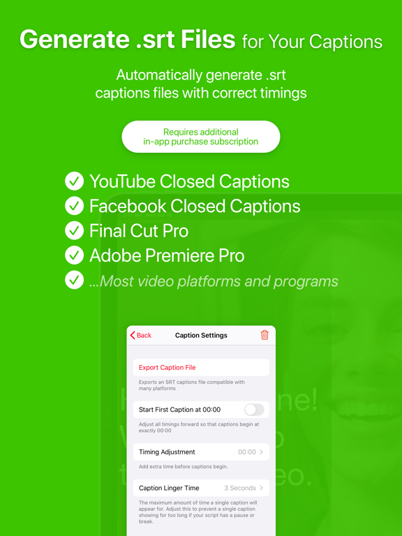 Video Teleprompter iPad screenshot 8 - Photo & Video app