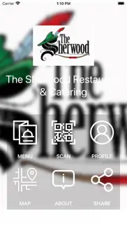 the sherwood restaurant iphone screenshot 1