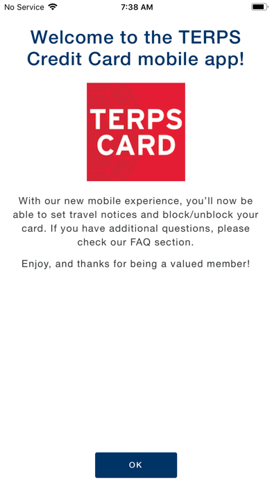 Terps Card Screenshot
