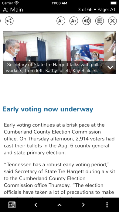 Crossville Chronicle Screenshot