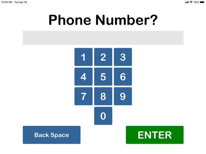 Mobile Check In for iPad