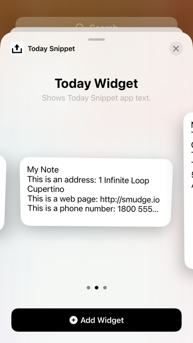 Today Snippet Widgetのおすすめ画像1