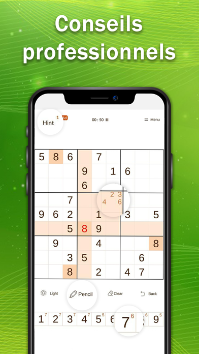 Screenshot #2 pour Sudoku - Logique Puzzle
