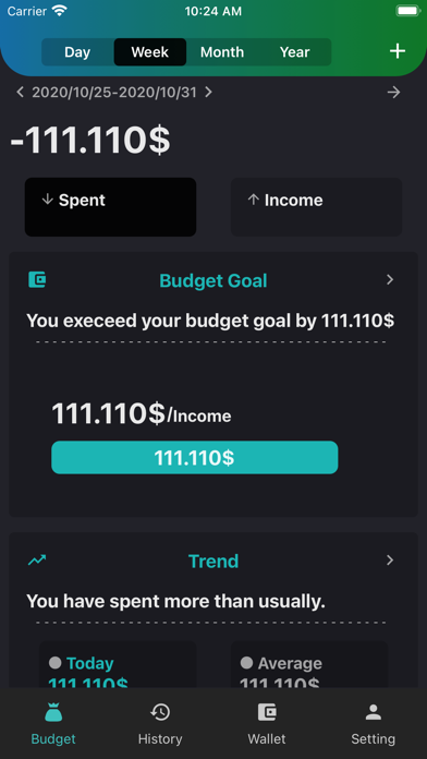 mWallet - Money Saver Screenshot