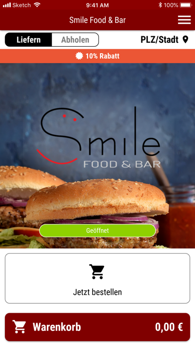 Screenshot #1 pour Smile Food & Bar