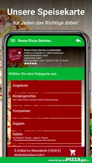 roma pizza unterhausen iphone screenshot 4