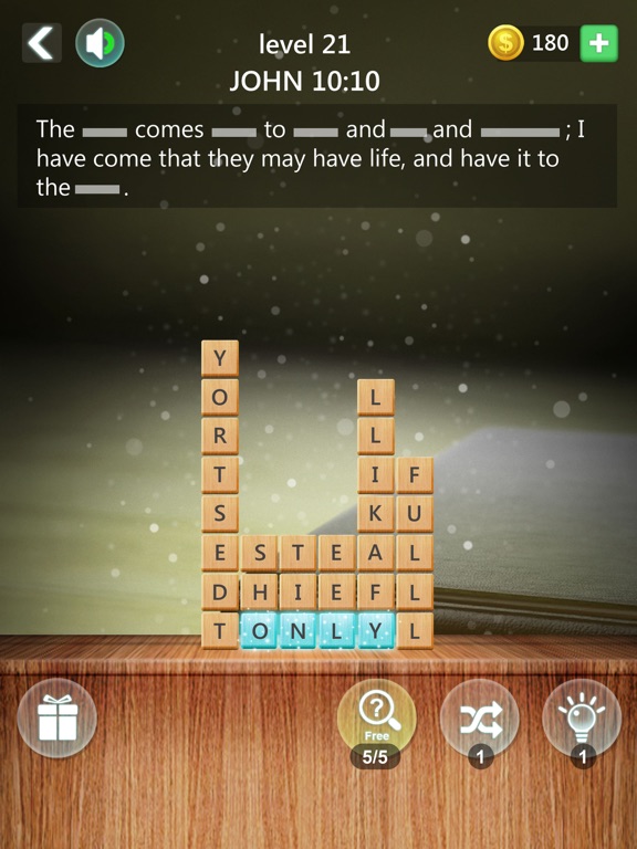 Screenshot #4 pour Bible word verse stack puzzle