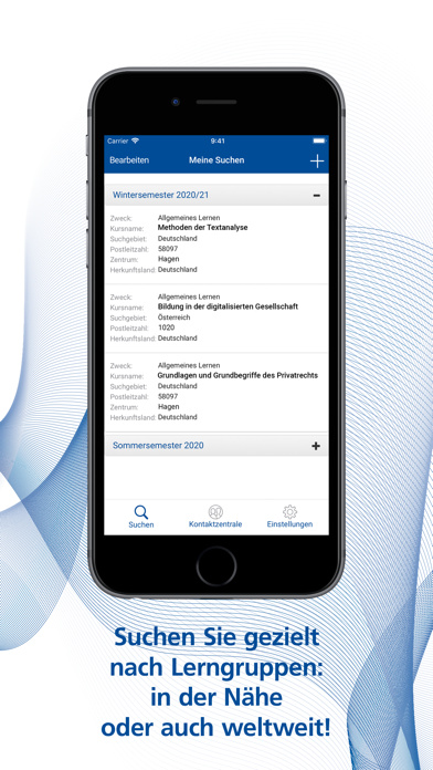 Lerngruppen Screenshot