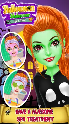 Game screenshot Хэллоуин макияж: Spa & Salon mod apk