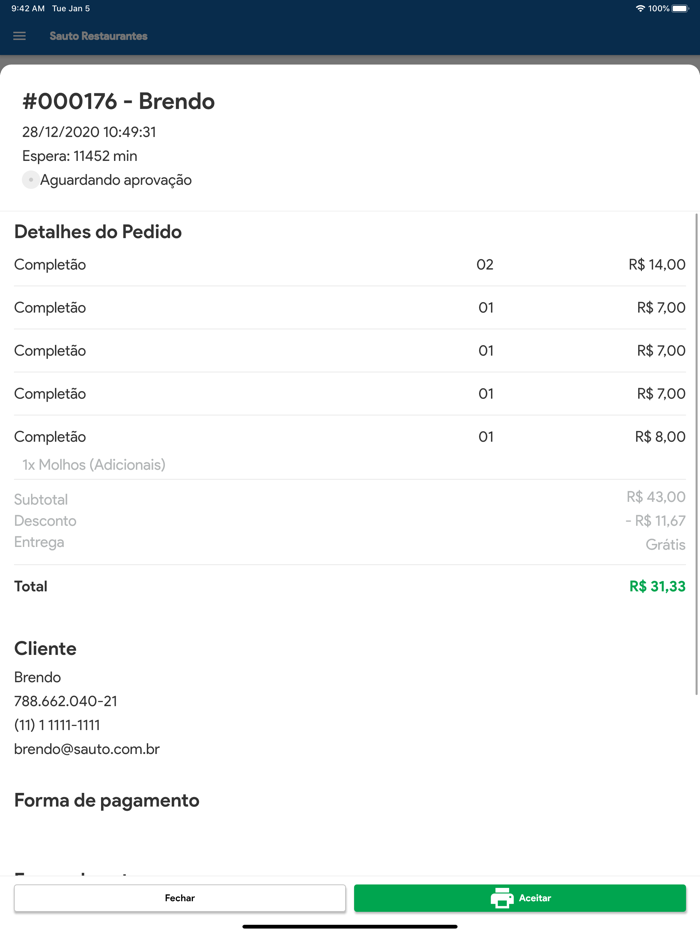 SDelivery para empresas