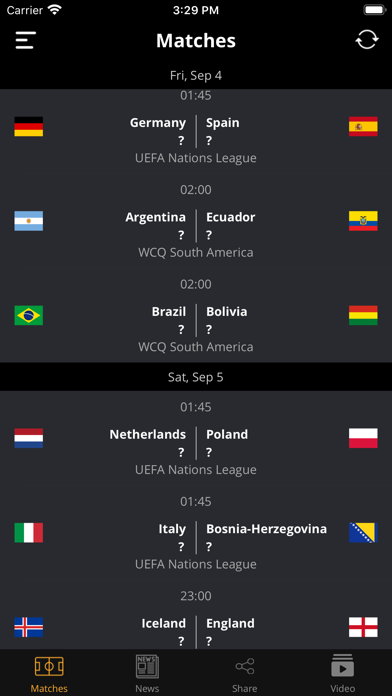 Screenshot #2 pour Football Today - Top matches