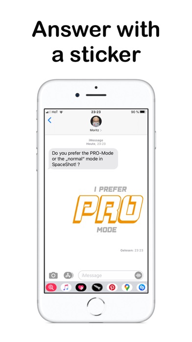 Screenshot #1 pour SpaceShot! - Stickers