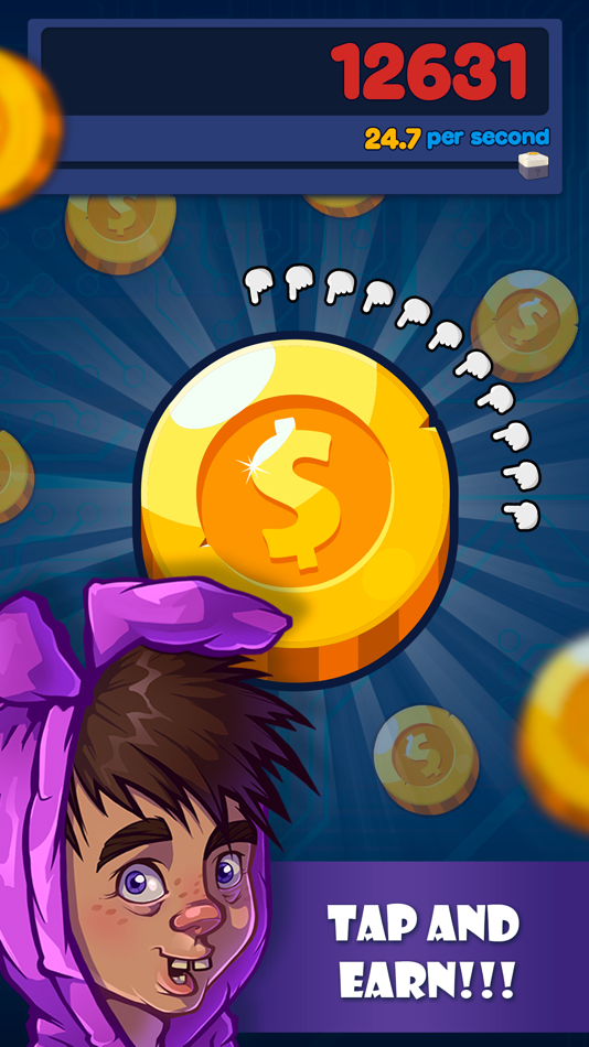 #1. Coin Time - Clicker (iOS) Podle: Sergey Petruk