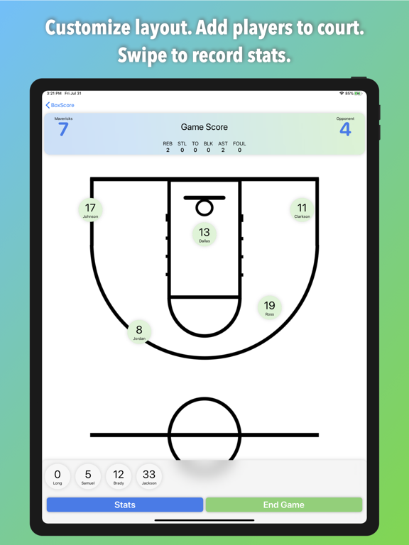 BoxScore Basketball screenshot 2