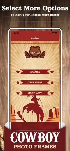 Game screenshot Cowboy Photo Montage Deluxe apk