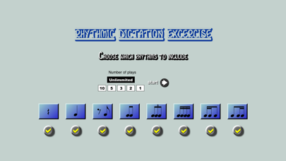 Rhythmic Dictation Screenshot