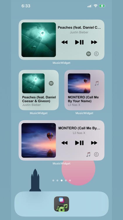 MusicWidget for Spotify