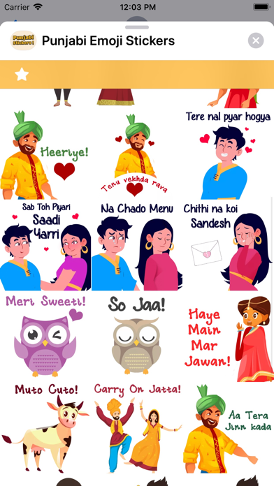 Punjabi Emoji Stickers Screenshot
