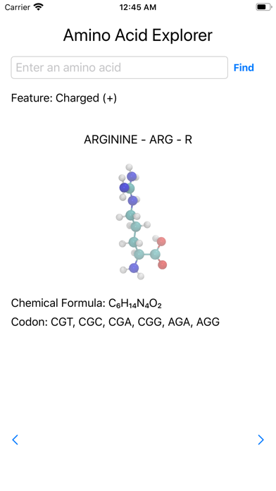 Amino Acid Explorer screenshot 2