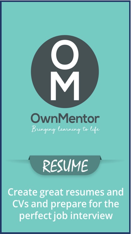 OwnMentor Resume