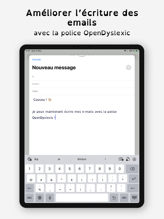 Screenshot #5 pour OpenDyslexic Police dyslexie