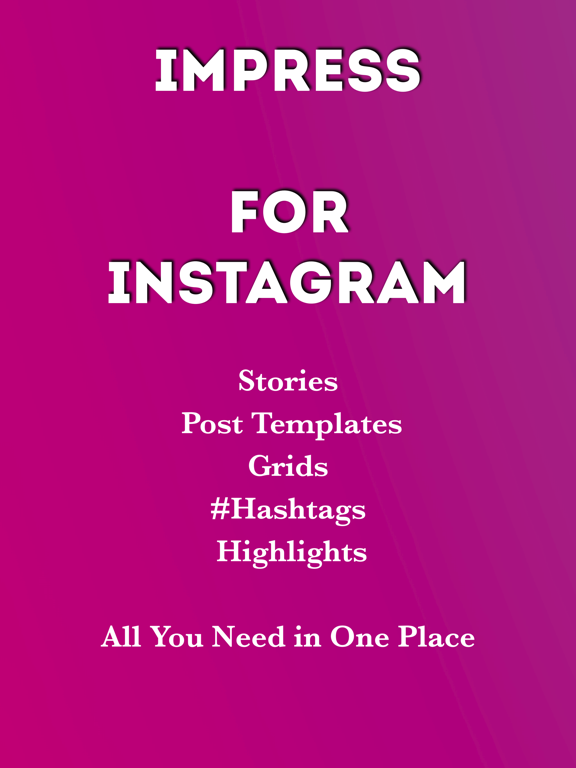 Impress! Editor for Instagram