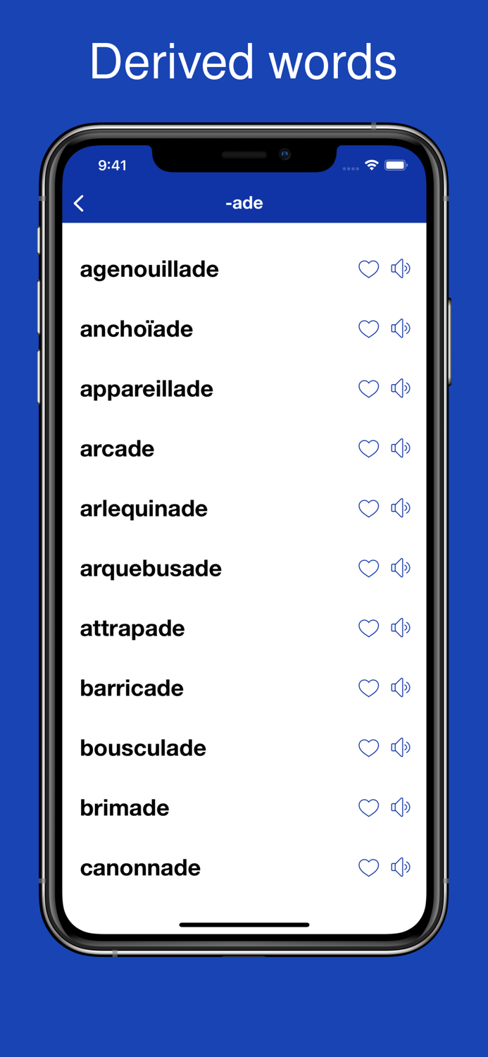 French Word Parts Vocabulary