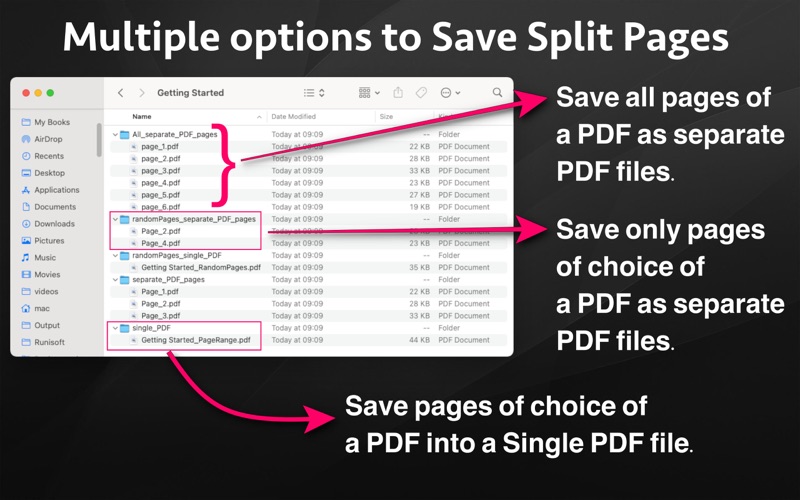 Screenshot #3 pour PDF pages Extractor & Splitter