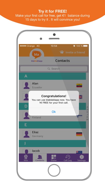 Blablablapp cheap calls