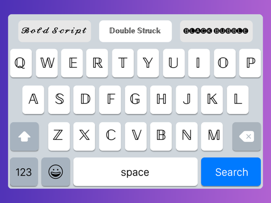 Fonts for iPhones - Keyboard screenshot 3