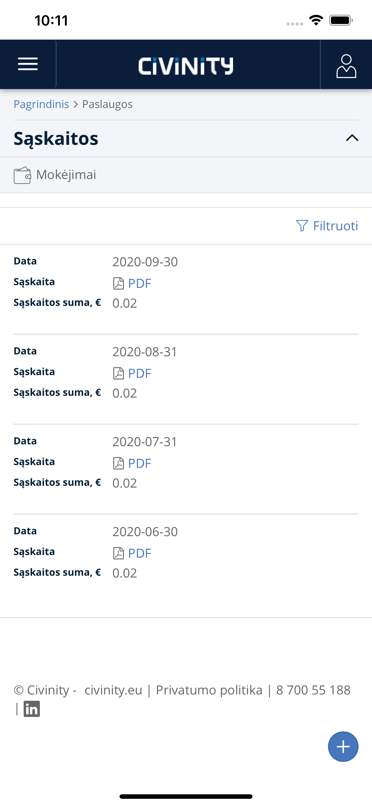 Mano civinity