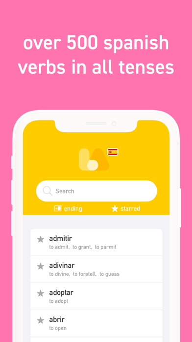 Spanish Verb Conjugator App Screenshot