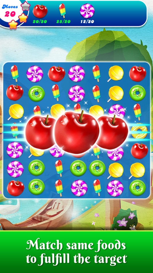 #3. Food Splash : Match 3 game (iOS) 由: out thinking limited