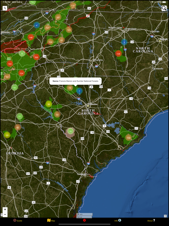 Screenshot #4 pour US National Forest Service Map