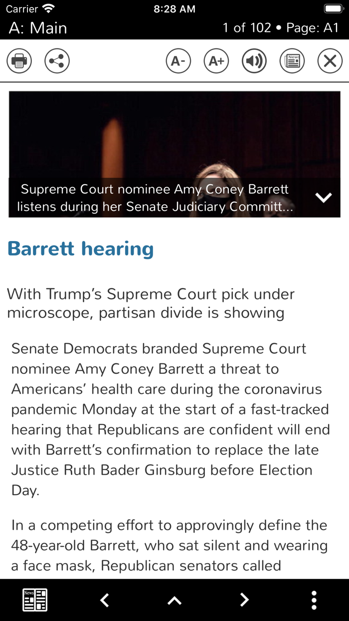 Journal  Courier Print