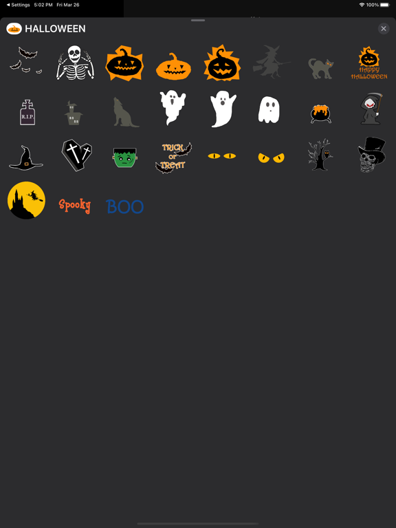 Screenshot #5 pour HALLOWEEN+ Sticker Pack