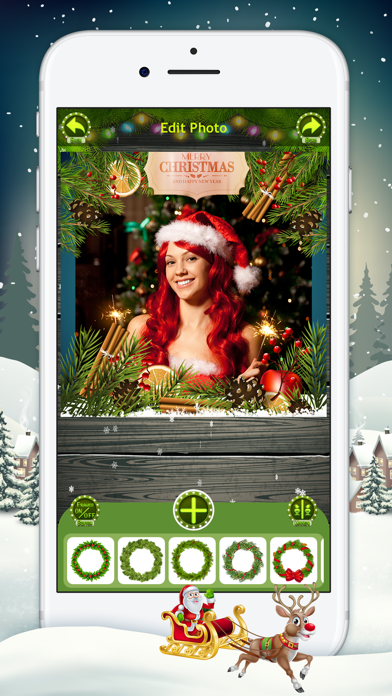 Christmas Photo Frames Studio Screenshot