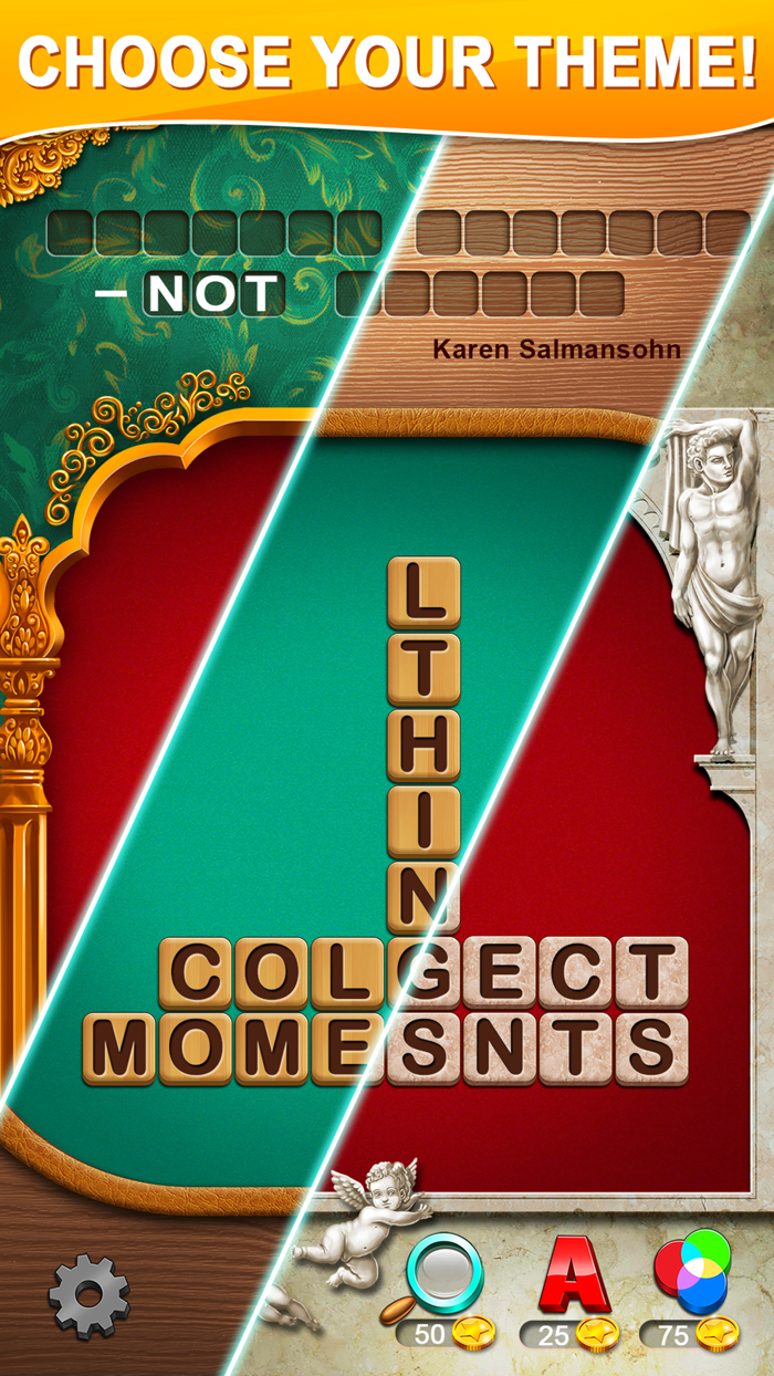 Word puzzle games and crossword