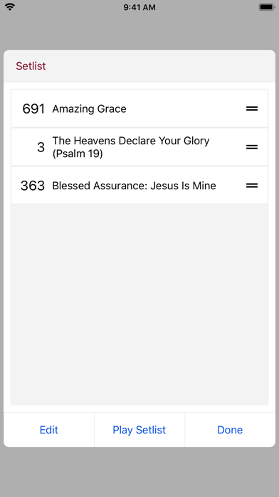 Lift Up Your Hearts Hymnal Screenshot