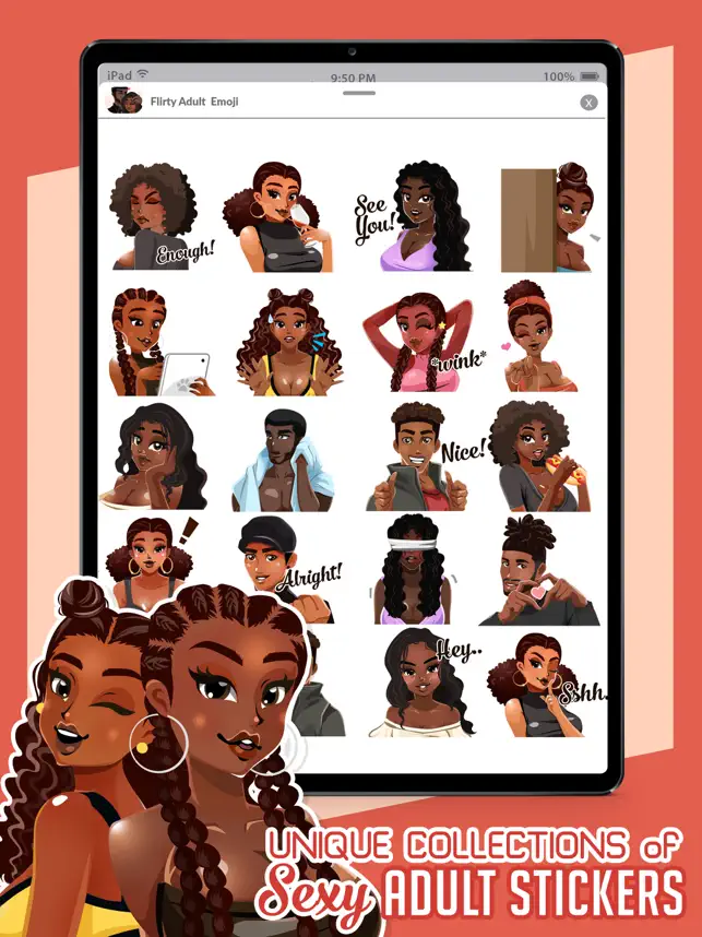 Imágen 2 Erotic Flirt Emoji Stickers iphone