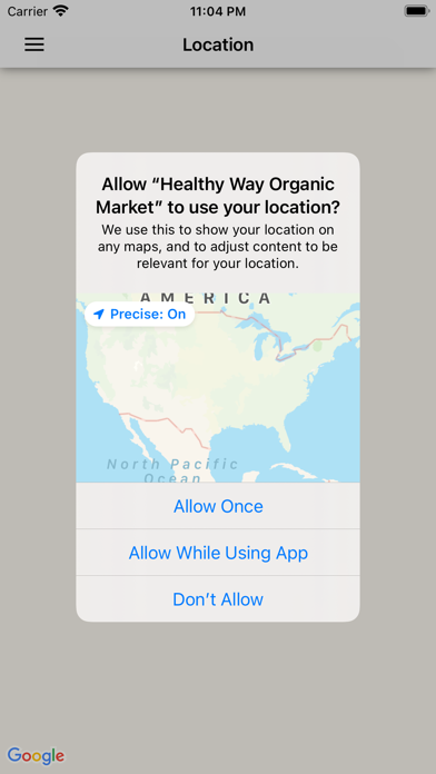 Healthy Way Organic Market Screenshot