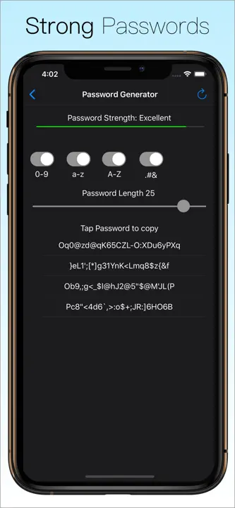Password Manager Data Vault: Screenshot 6 von 10