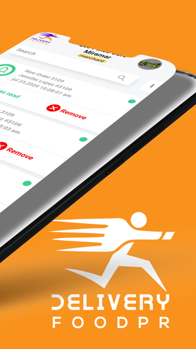 Deliveryfoodpr Merchant Screenshot