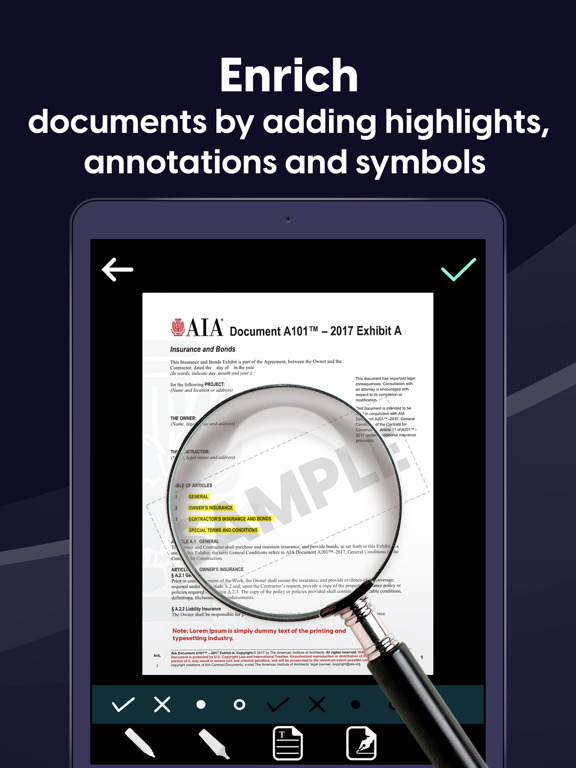 Scanner App: Documents & Sign iPad screenshot 7 - Business app