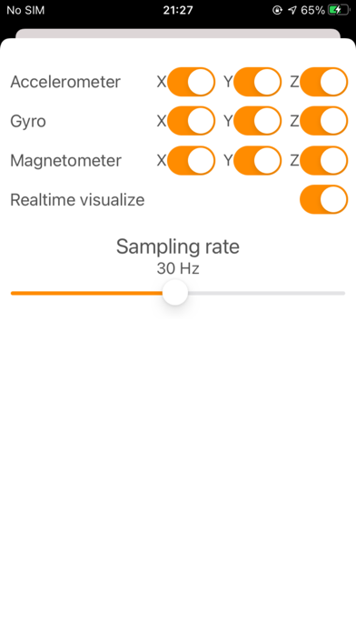 SensorLogger - CSV Export screenshot 3