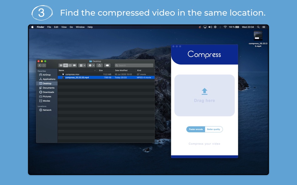 #3. Compress - Video Compressor (macOS) 由: juan tibaldo